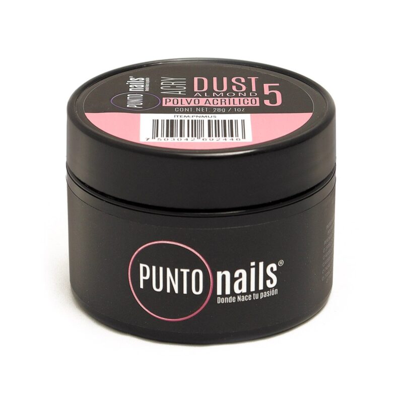 Acrílico para Uñas en Polvo Almond 5 Punto Nails Dust 28 g