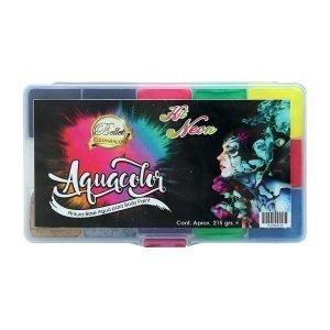 Maquillaje Aquacolor Neon Metálico Bellet 215 g Aprox