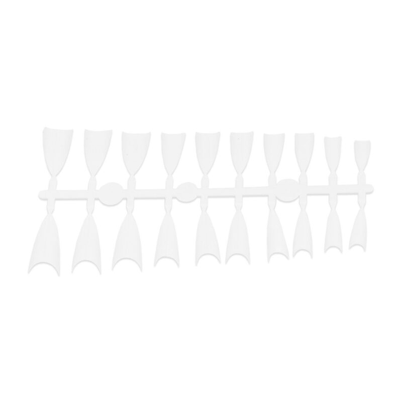 Tips de Uñas Postizas Punta Lanza Blanco Punto Nails 240 pz