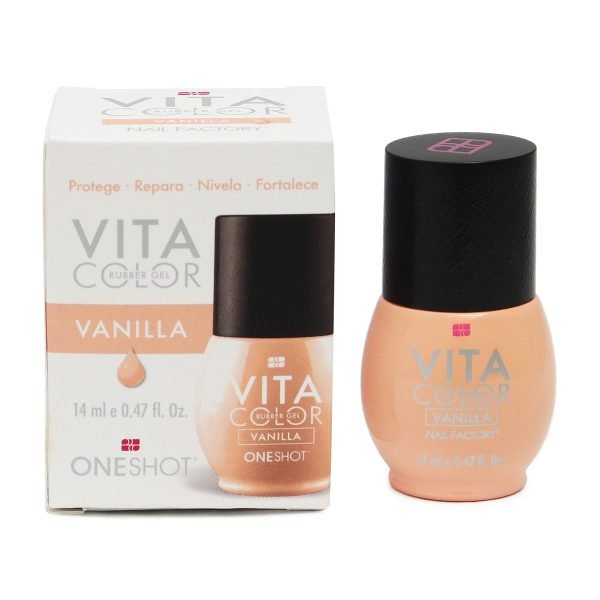 Gel Rubber para Uñas Vanilla Vita Color One Shot 14 ml