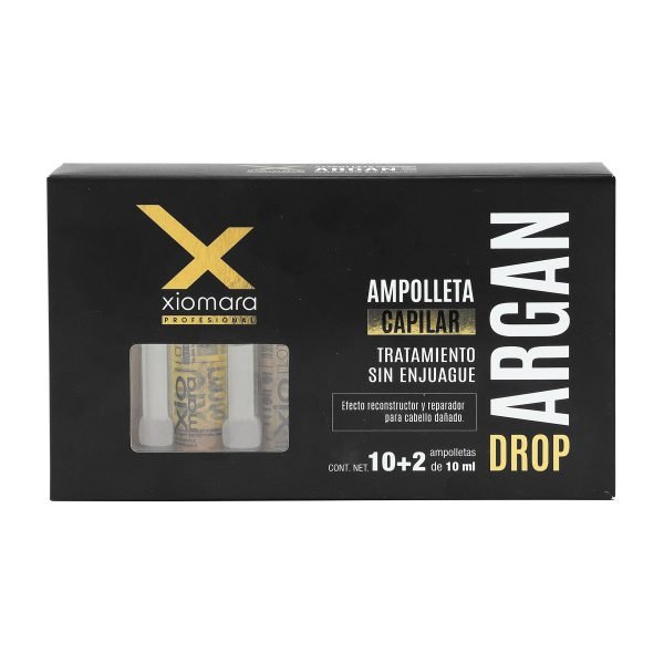 Ampolletas para Cabello Argan Xiomara 12 pz