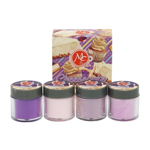 Acrílico para Uña Colección Cheesecake Mc Nails 4 pz