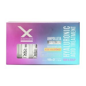 Ampolletas para Cabello Ácido Hialurónico Xiomara 12 pz