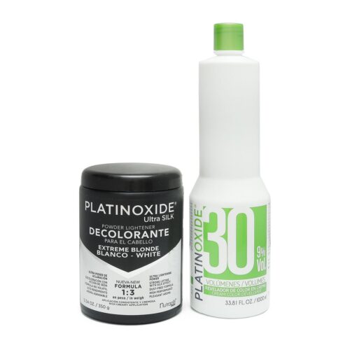 Decolorante para Cabello Blanco 350 g + Revelador 30 Vol 1 L Nutrapel