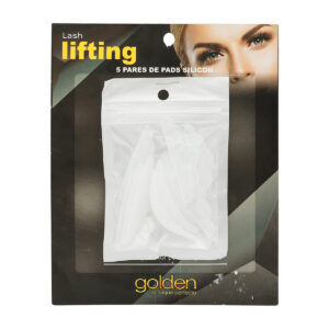 Pads para Lifting de Pestañas Tipo Nube Silicon Golden 5 Pares