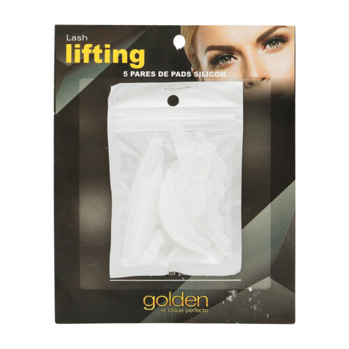 Pads para Lifting de Pestañas Tipo Nube Silicon Golden 5 Pares
