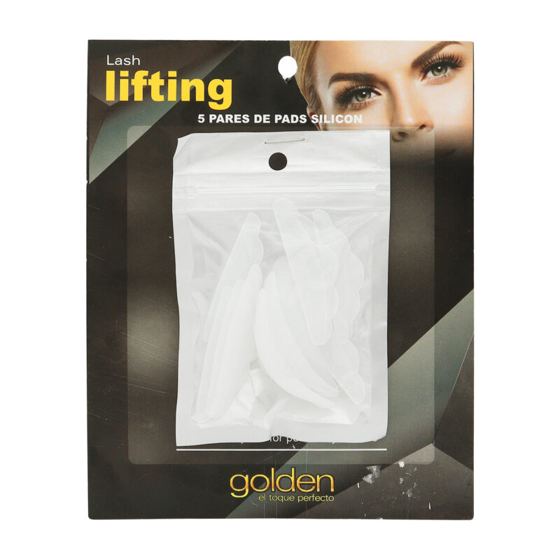 Pads para Lifting de Pestañas Tipo Nube Silicon Golden 5 Pares