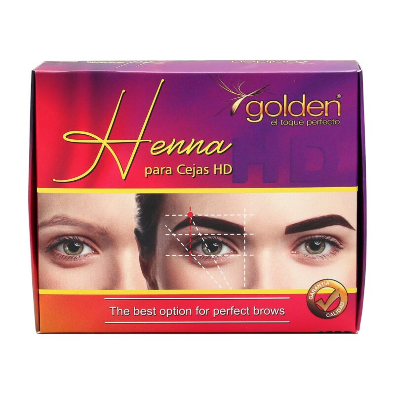 Henna para Cejas Negro Golden 11 pz - Imagen 2