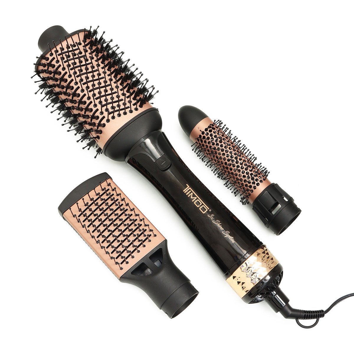 Cepillo Secador de Cabello AJ-819 Shine System Timco