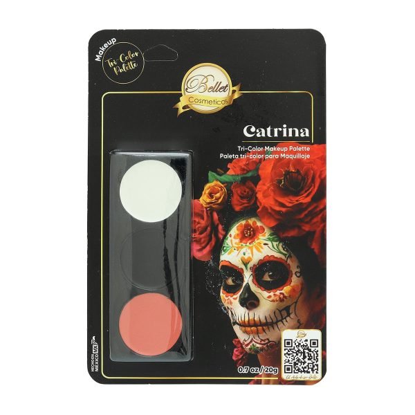 Paleta de Maquillaje Tri-Color Catrina Bellet