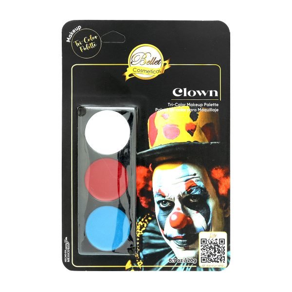 Paleta de Maquillaje Tri-Color Clown Bellet