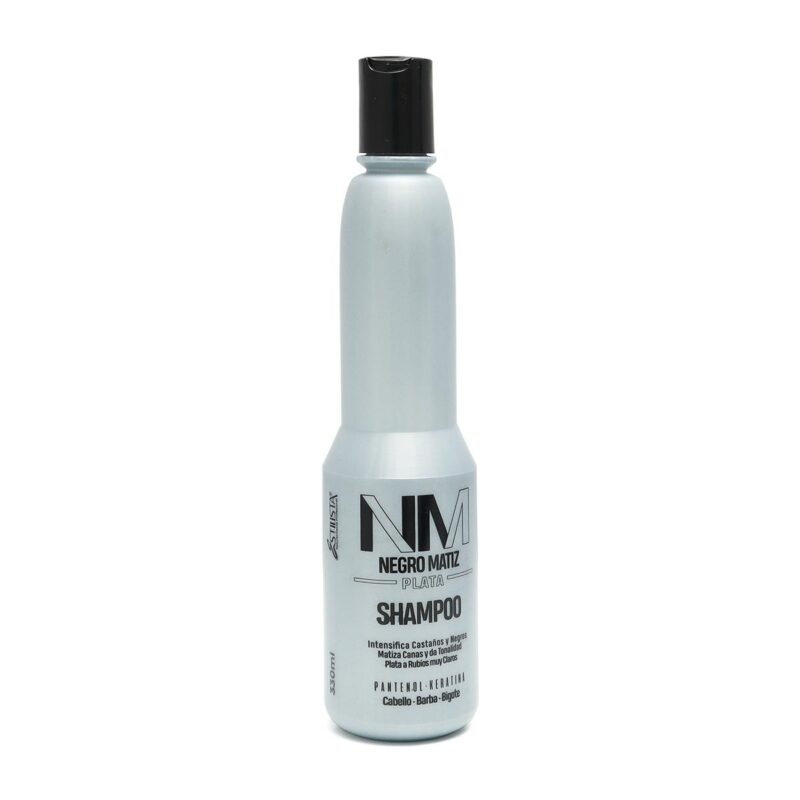 Shampoo Matizador Negro Matiz Plata Estilista 330 ml