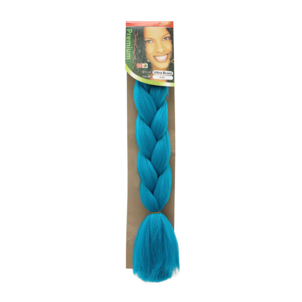Trenza de Kanekalon Azul Turquesa A30 Vida Exquisita