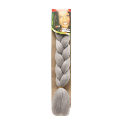 Trenza de Kanekalon Gris Claro A39 Vida Exquisita