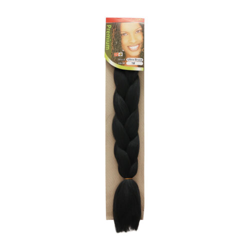 Trenza de Kanekalon Negro 1 Vida Exquisita