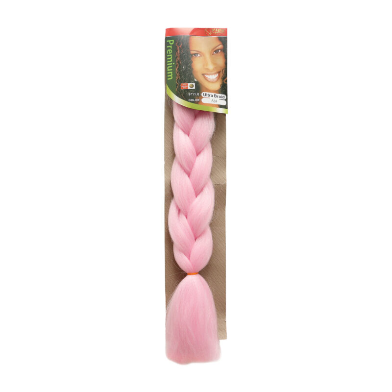 Trenza de Kanekalon Rosa Pastel A16 Vida Exquisita