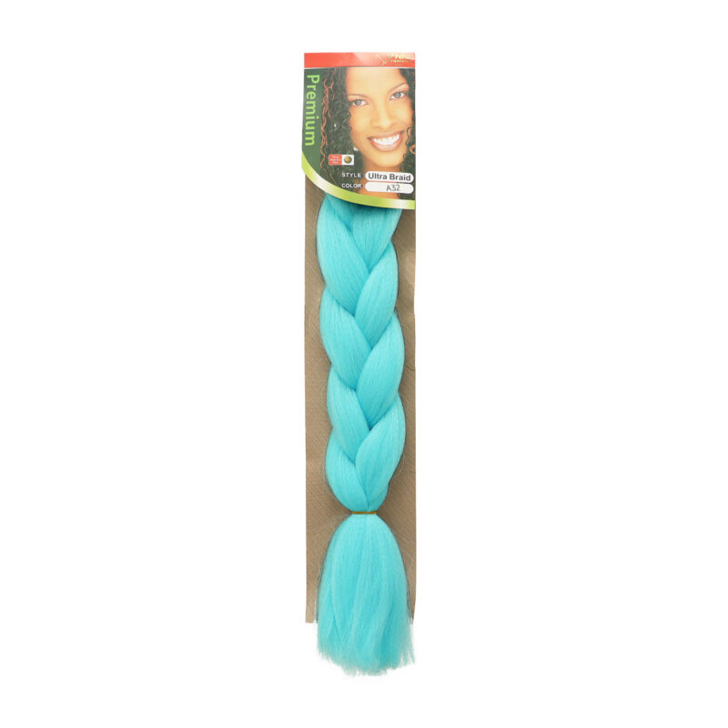 Trenza de Kanekalon Verde Aqua A32 Vida Exquisita