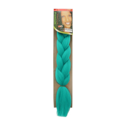 Trenza de Kanekalon Verde Esmeralda A27 Vida Exquisita
