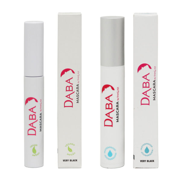Mascara de Pestañas Rimel Vegan + Waterproof Dabalash 2 pz