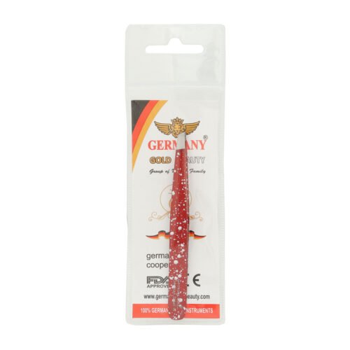 Pinza para Depilar Roja Moteada BT-207 Germany