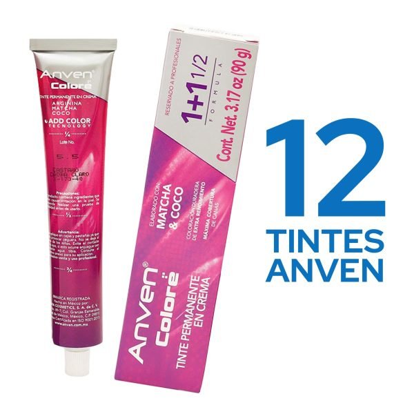 Promoción de Paquete de 12 Tintes Anven