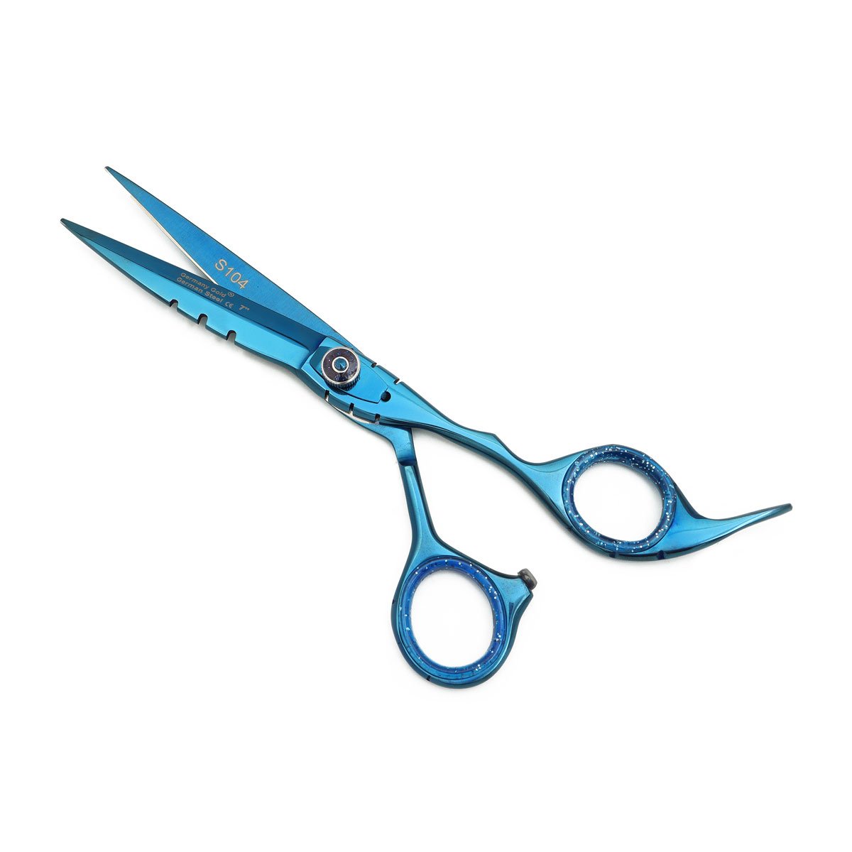 Tijera para Cortar Cabello Azul S-104 Germany