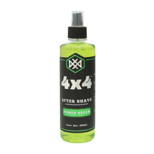 LOCION-DESPUES-AFEITAR-4X4-400ML-3 Loción After Shave Power Green 4x4 400 ml