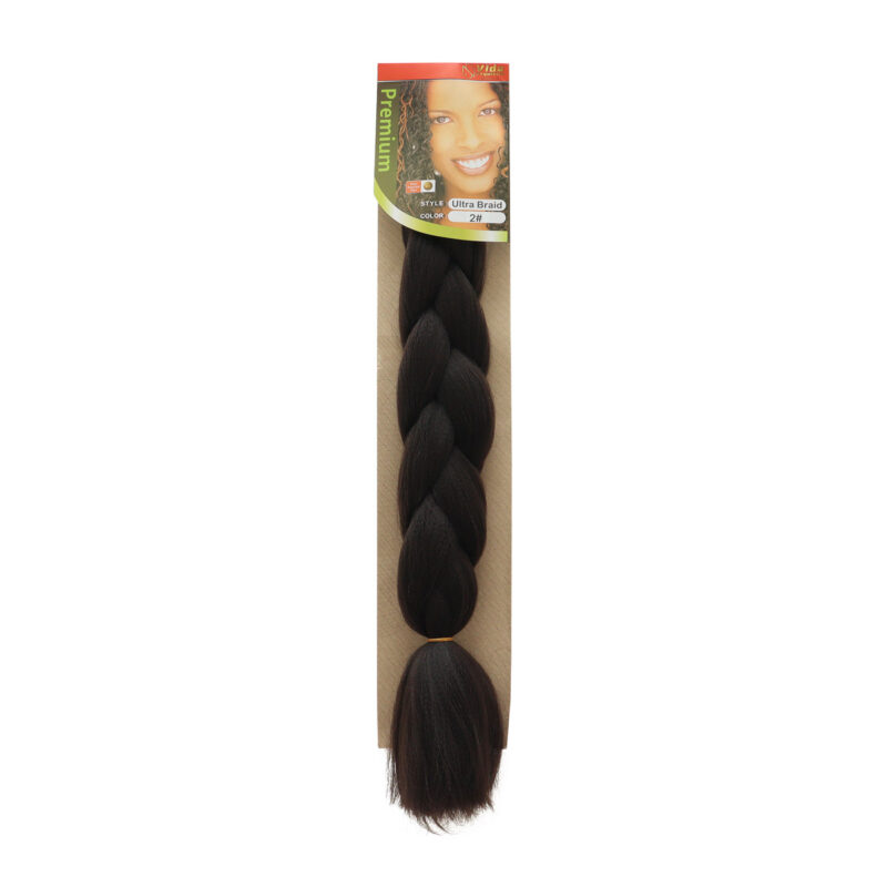 Trenza de Kanekalon Castaño Oscuro 2 Vida Exquisita
