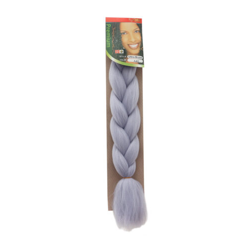 Trenza de Kanekalon Gris Violaceo A40 Vida Exquisita