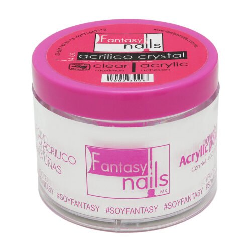 ACRILICO-POLVO-CLEAR-CRYSTAL-FANTASY-NAILS-4OZ Acrílico para Uñas en Polvo Crystal Fantasy Nails 4 oz