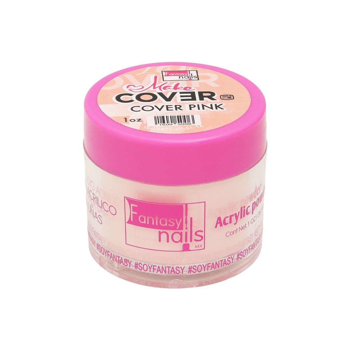 Acrílico para Uñas en Polvo Cover Pink Fantasy Nails 1 oz