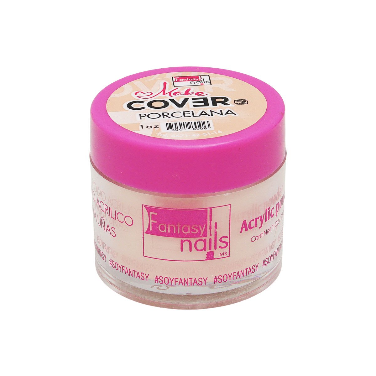 Acrílico para Uñas en Polvo Porcelana Fantasy Nails 1 oz