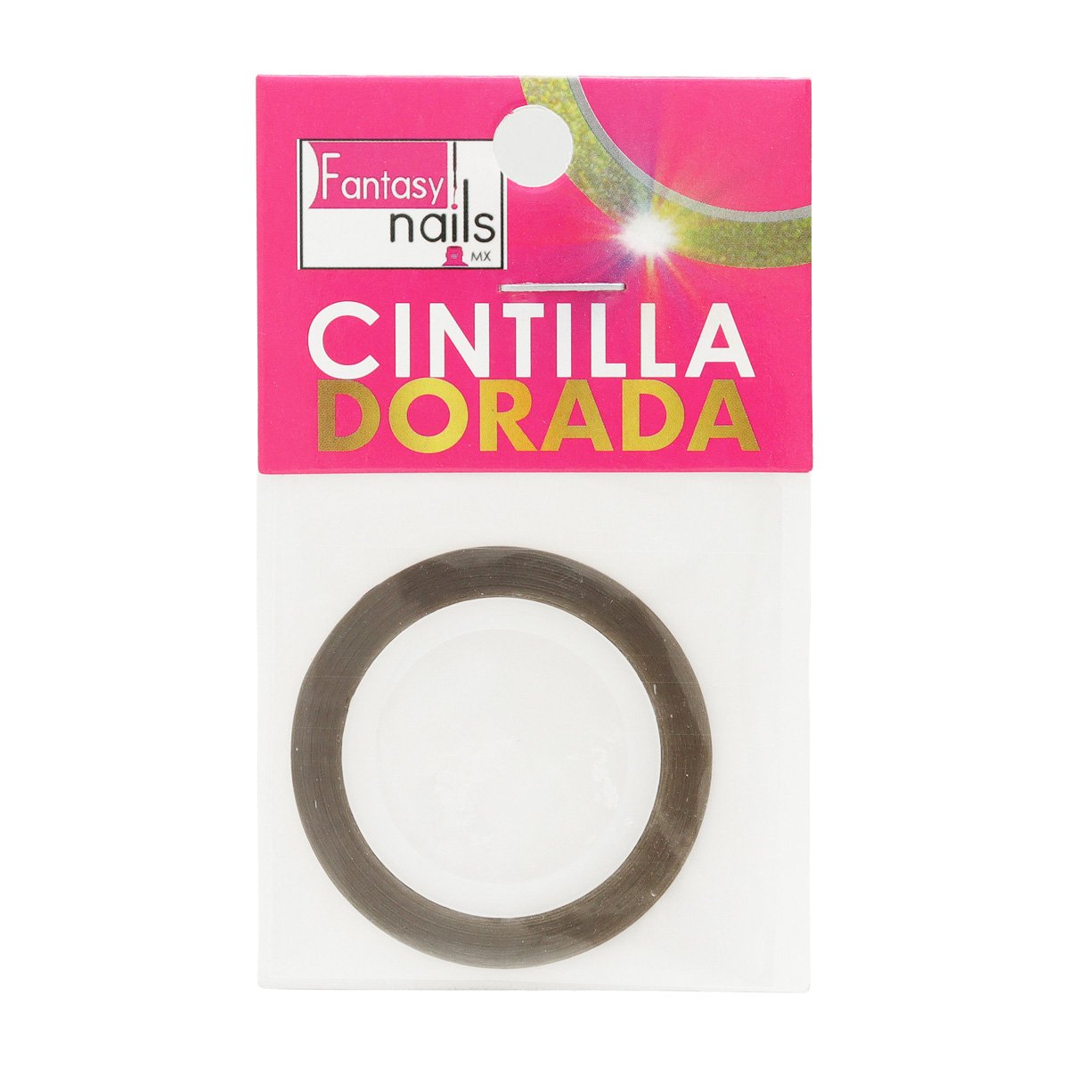 Cintilla para Uñas Dorada Fantasy Nails