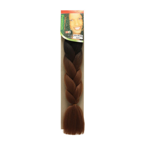 Trenza de Kanekalon Negro Castaño Claro B29 Vida Exquisita