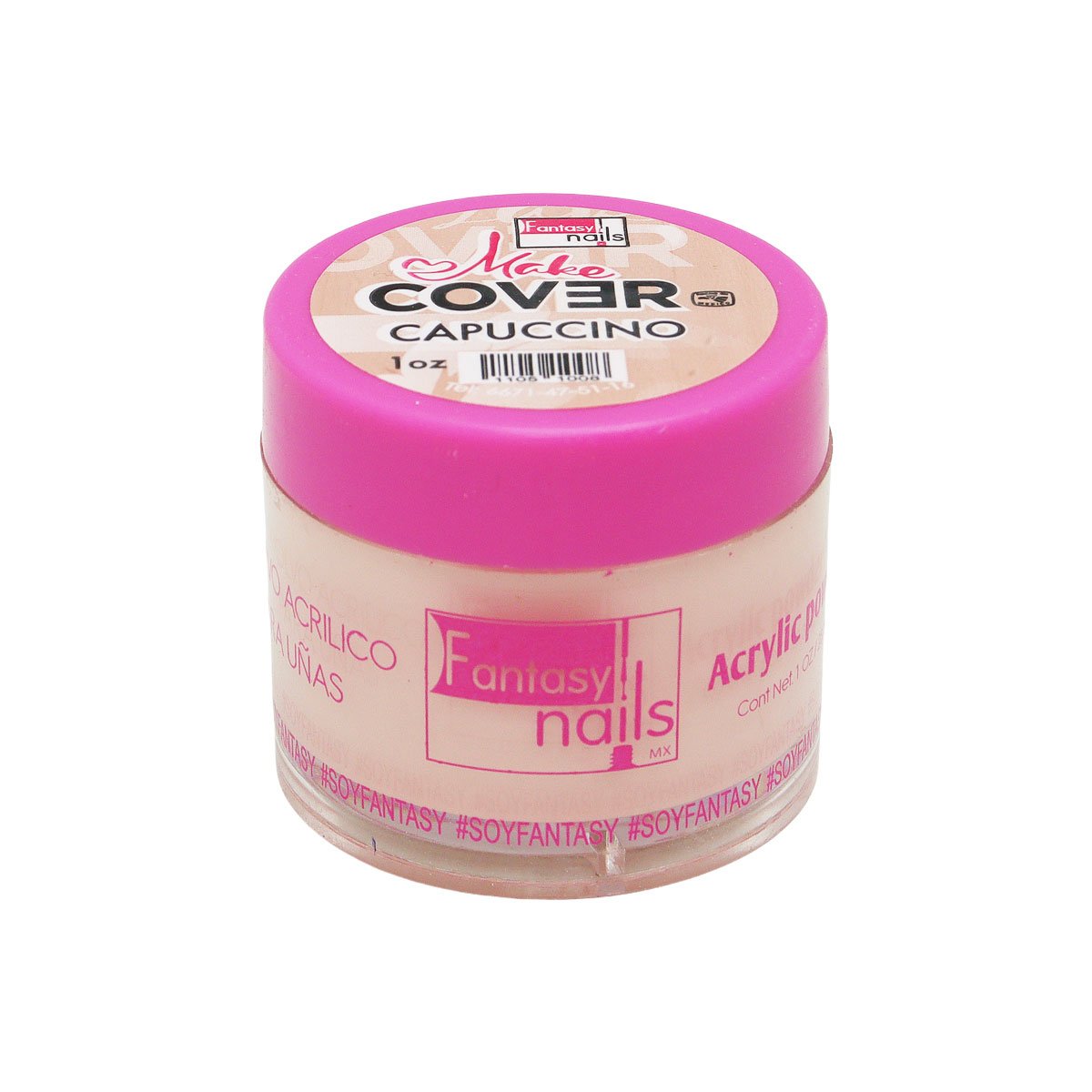 Acrílico para Uñas en Polvo Capuccino Fantasy Nails 1 oz