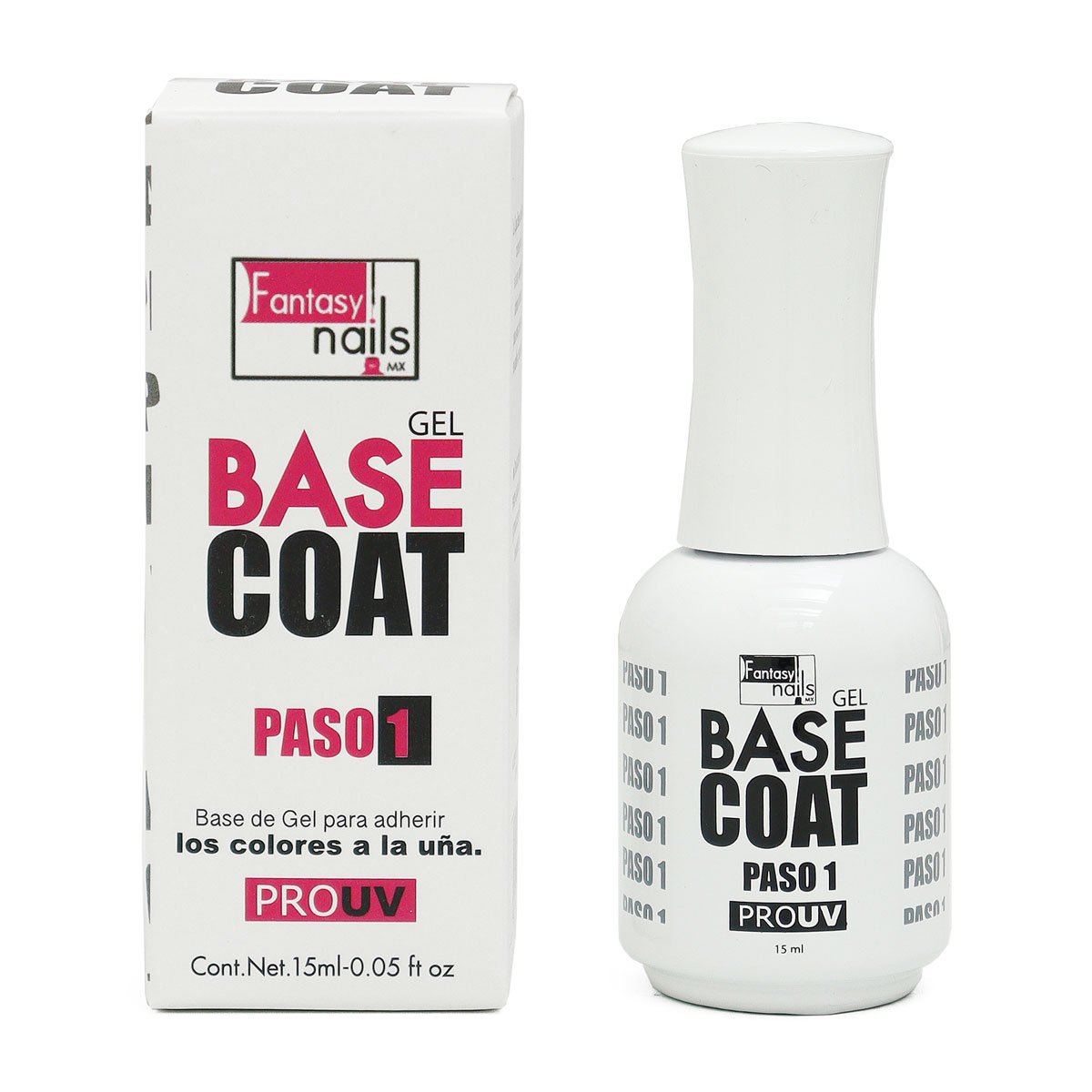 Gel de Uñas Base Coat Paso 1 Fantasy Nails 15 ml