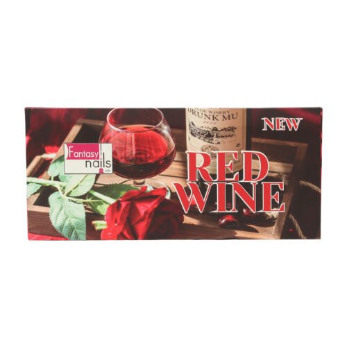 Colección Gel Red Wine Fantasy Nails 6 pz