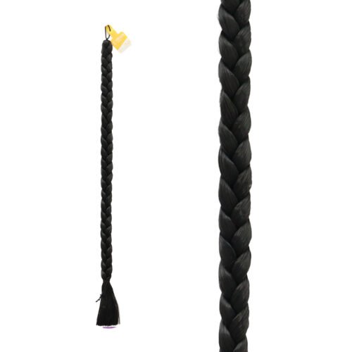 Trenza para Cabello Delgada Chica Negra Ari 44 cm