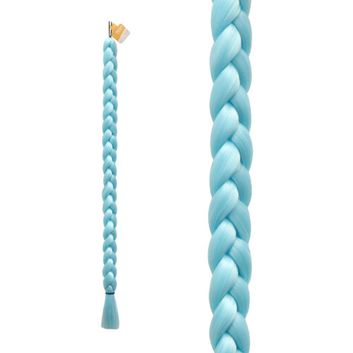 Trenza para Cabello Sintético Gruesa Azul Pastel Ari