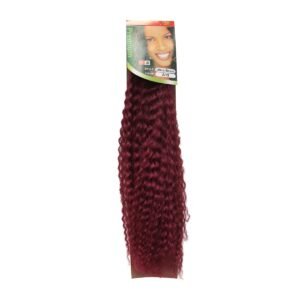 Trenza de Kanekalon Crochet A19 Rojo Borgoña Vida Exquisita