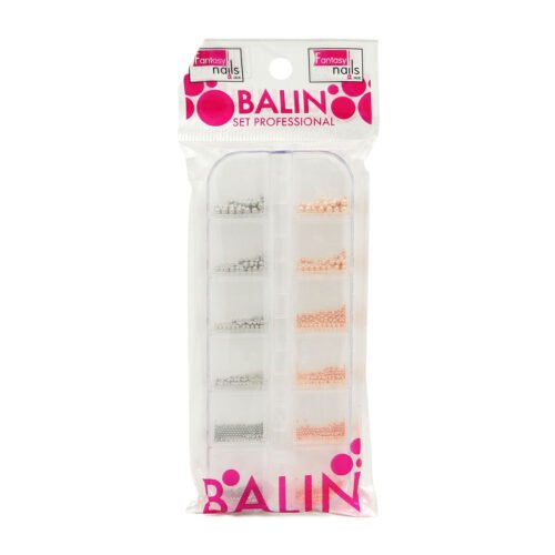 SET-BALIN-PROFESIONAL-1 Balin para Uñas Plata/Cromo/Rose Gold Fantasy Nails