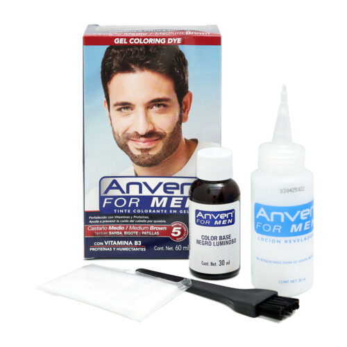 Retocador de Raíz en Tinte Castaño Medio For Men Anven