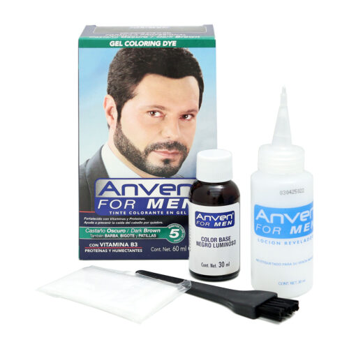 Retocador de Raíz en Tinte Castaño Oscuro For Men Anven