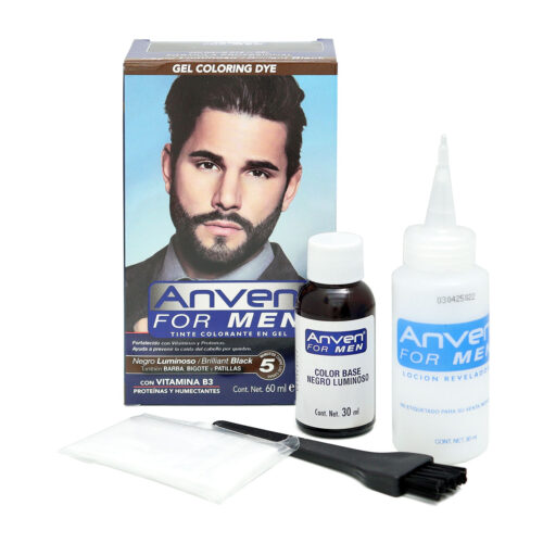 Retocador de Raíz en Tinte Negro Luminoso For Men Anven