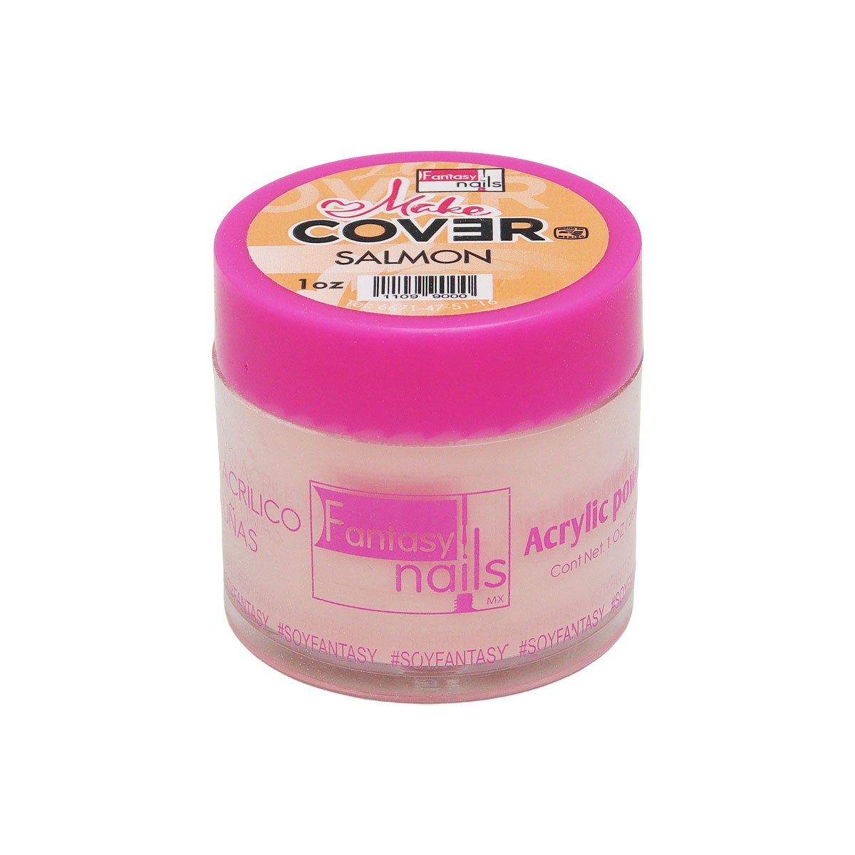 Acrílico para Uñas en Polvo Salmon Fantasy Nails 1 oz