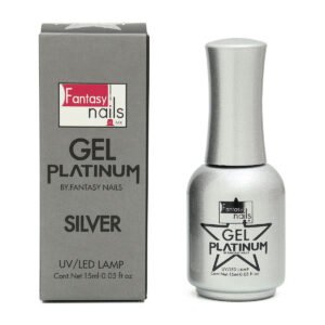 Gel para Uñas Platinum Silver Fantasy Nails 15 ml
