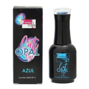 Gel de Uñas Ojo de Gato Opal Azul Fantasy Nails 15 ml