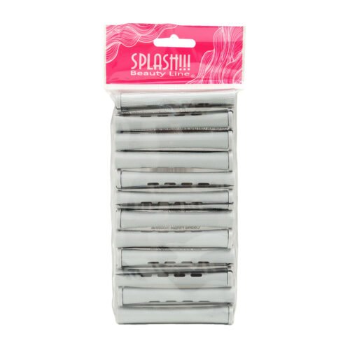 Carrete para Cabello con Tapa Gris 1571-05 Splash 12 pz