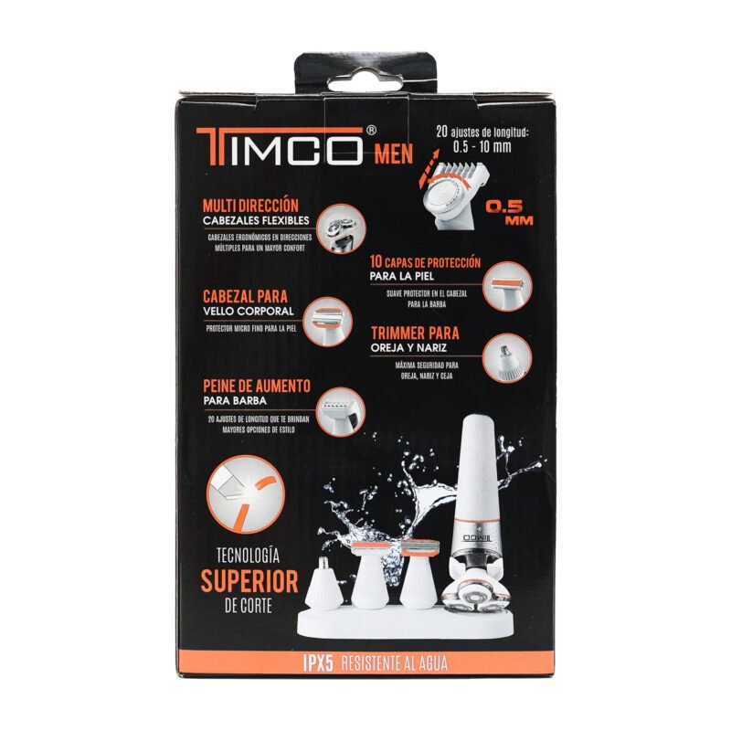 Rasuradora para Barba con Peines BSK-12000 Timco - Imagen 4