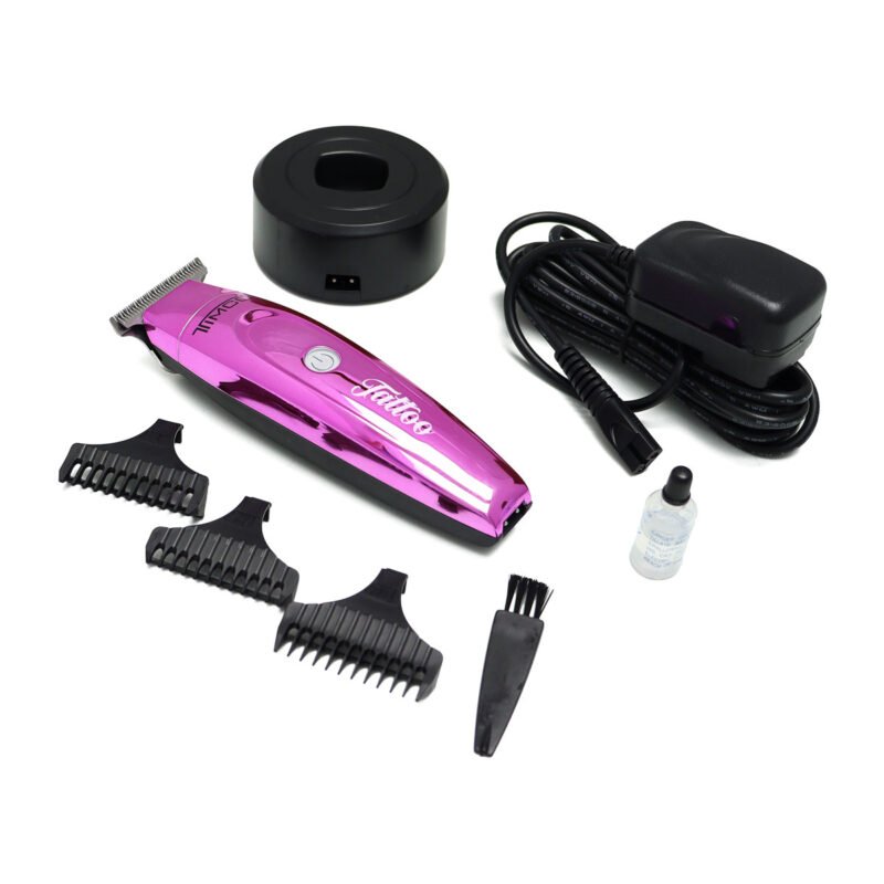Maquina para Cortar Cabello Tattoo HC188R Rosa Timco - Imagen 3